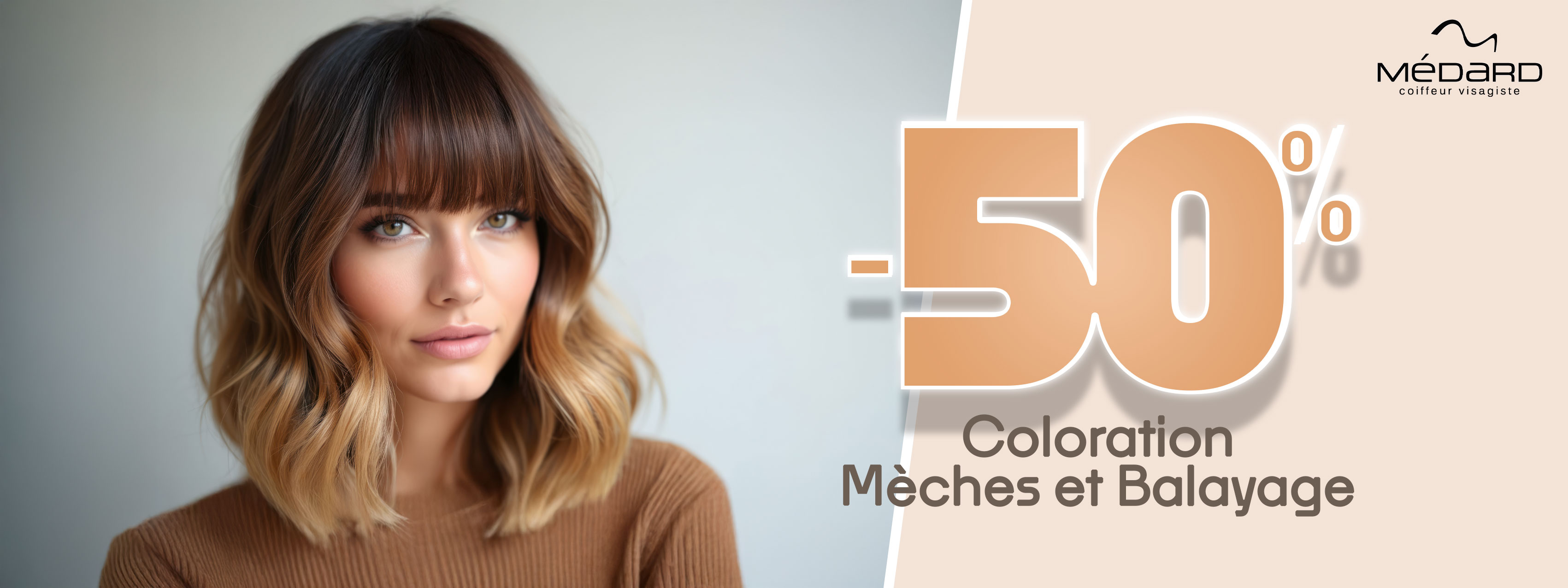 Médard Coiffure promo coloration -50